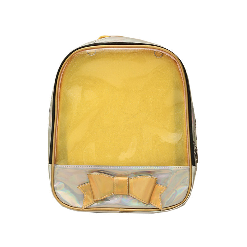 Jelly Backpack With Transparent Candy Color