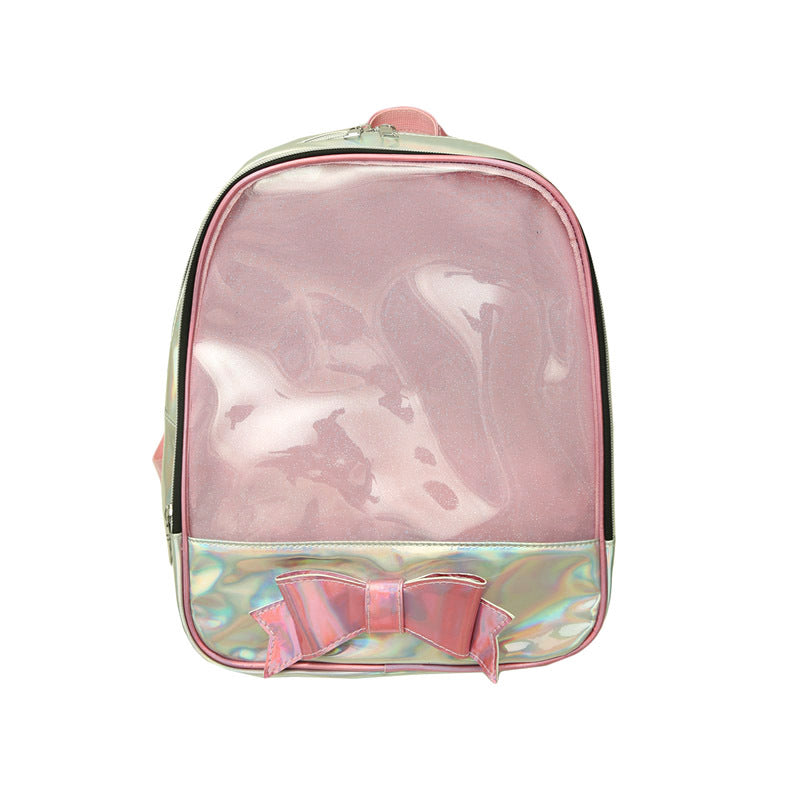Jelly Backpack With Transparent Candy Color