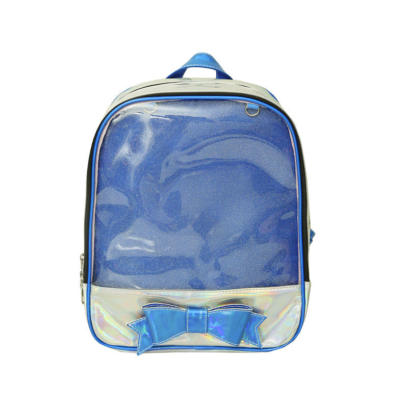 Jelly Backpack With Transparent Candy Color