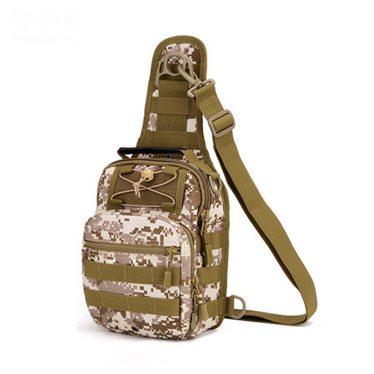 Compatible with Apple, Hamburg Tactical Chest Bag IPAD Riding Shoulder Bag Outdoor Messenger Bag Leisure Bag Four-Use Backpack