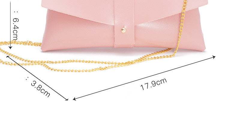 Portable Pu Leather Chain Glasses Case Custom Pink Tide Glasses Soft Bag High-End Leather Too Glasses Storage Box In Stock