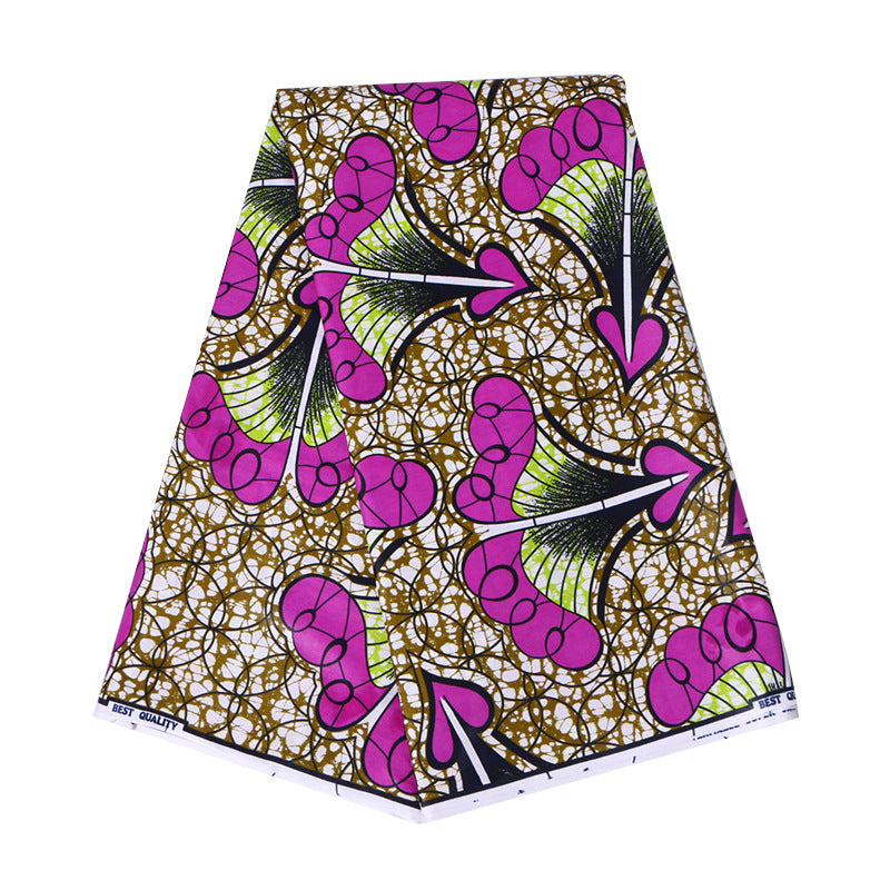 Spotforsyning Bomuld Afrikansk Batik Printet Stof Afrikansk Etnisk Tøj Stof Engros