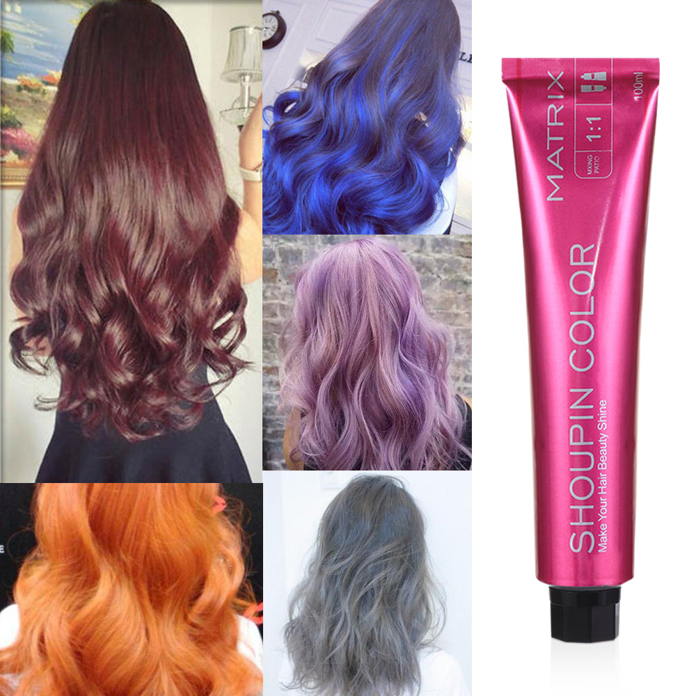 100 ml frisørsalon hårfarvecreme havfruefarveshampoo