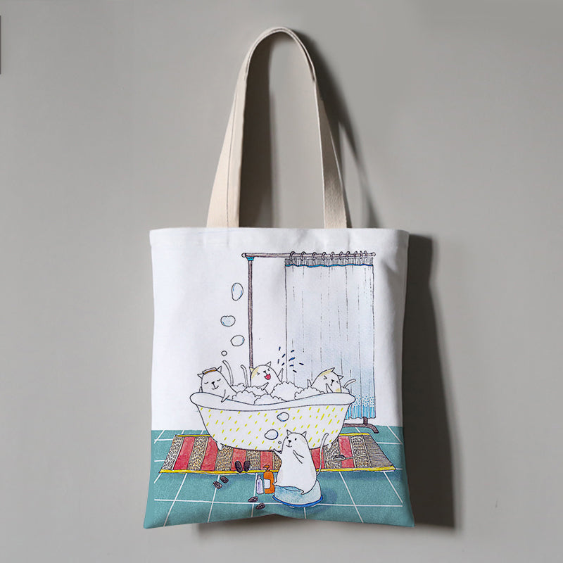 Canvas Bag, Cloth Bag, One-Shoulder Portable Environmental Protection Bag