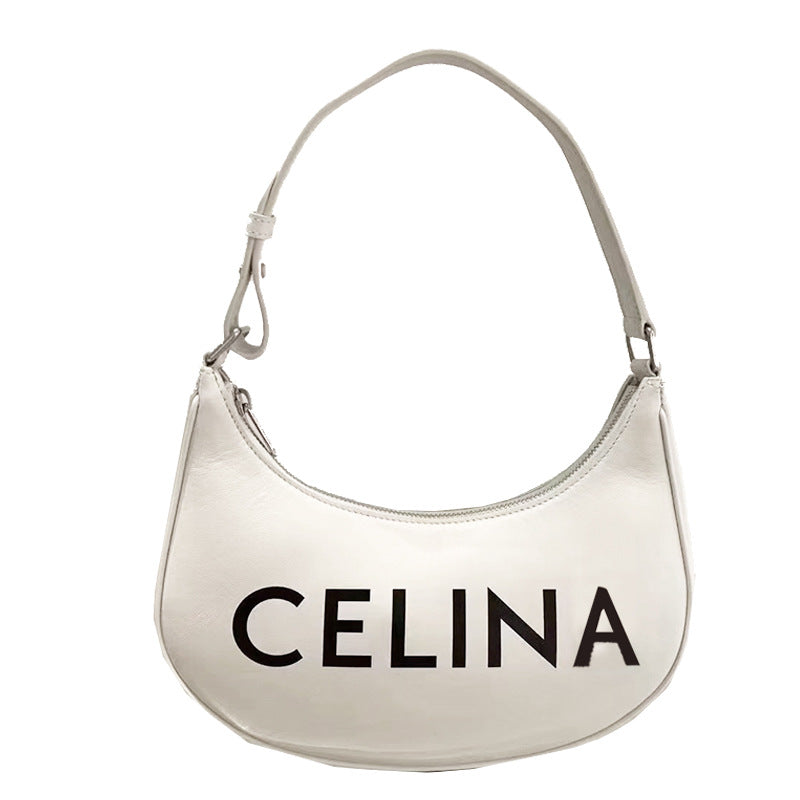 Semicircle Single Shoulder Letter Handbag
