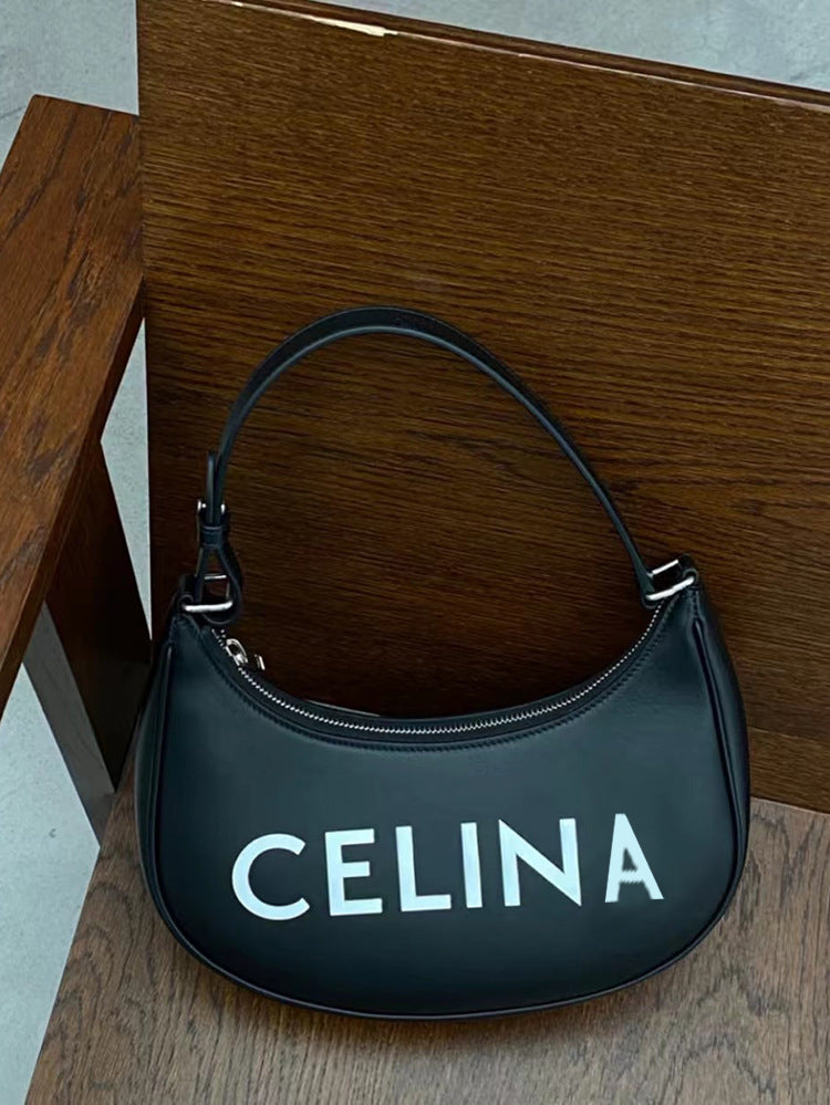 Semicircle Single Shoulder Letter Handbag