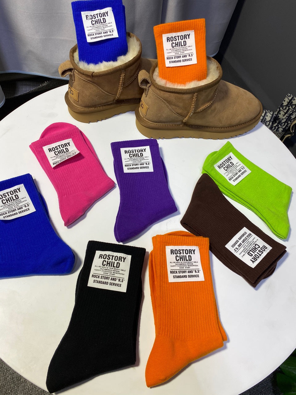 Candy Colored Cloth Socks