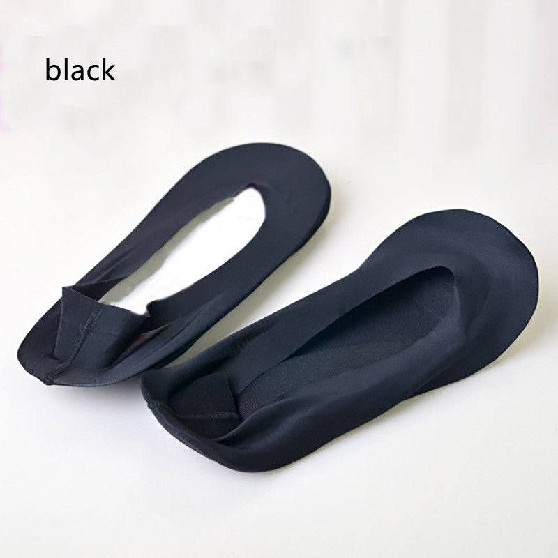 Ladies Shallow Mouth Invisible Non-slip Massage Boat Socks