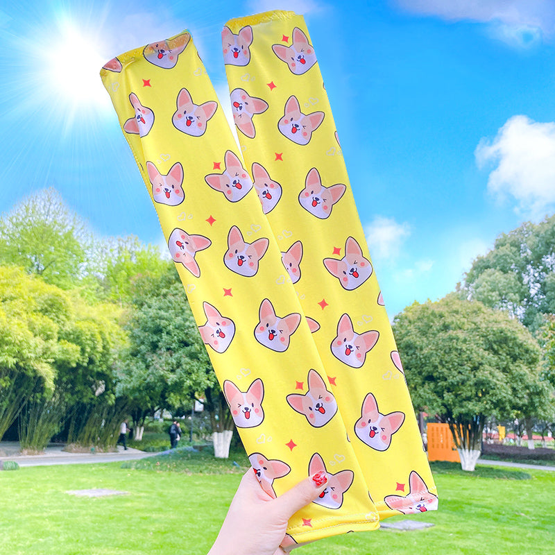 Summer Ultra-Thin Cute Fruit Sunscreen Ice Sleeves