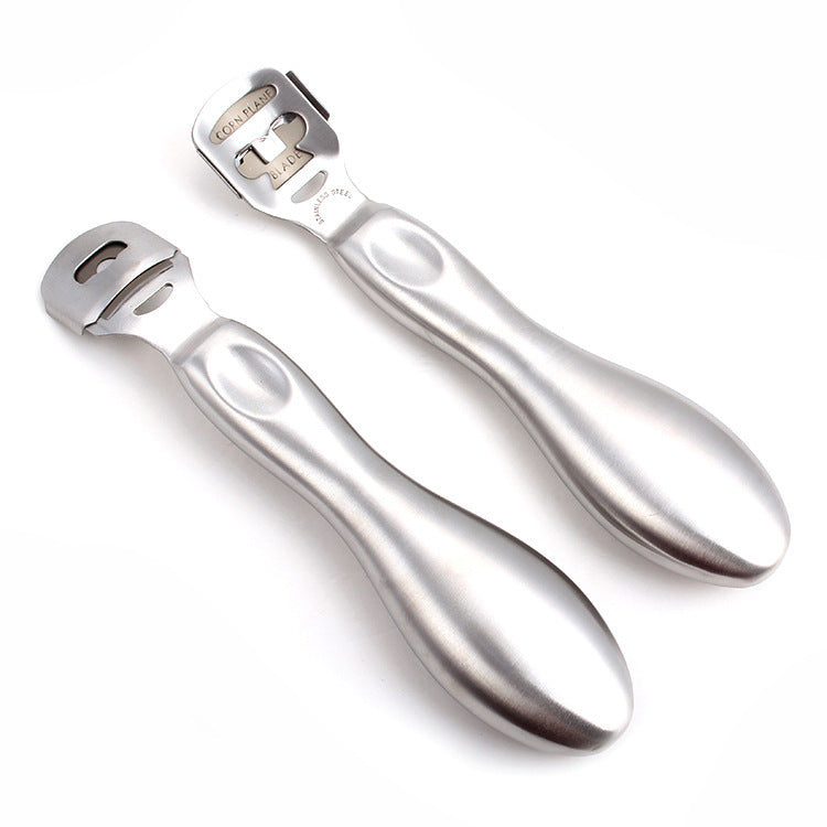 Nail Art Stainless Steel Pedicure Planer Horny Foot Scraper