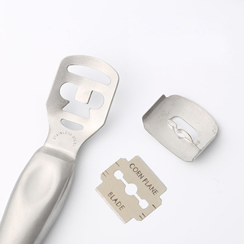 Nail Art Stainless Steel Pedicure Planer Horny Foot Scraper
