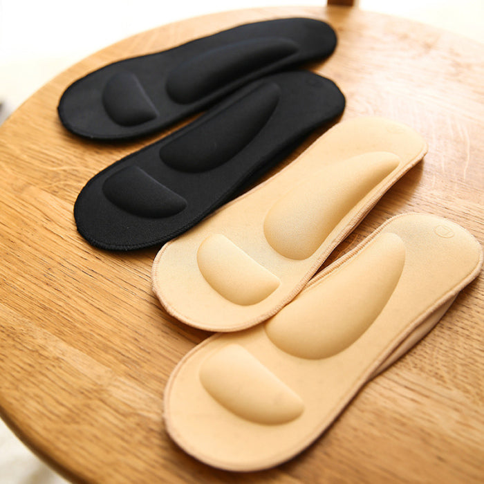 Massage Boat socks Sponge Pad Ice Silk Silicone Seamless Invisible Thin Socks Female Non-slip And Sweat-absorbent