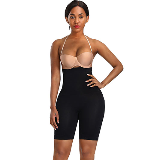 Large size High waisted Abdomen Boxer Pants Elastic Buttocks Body Pants