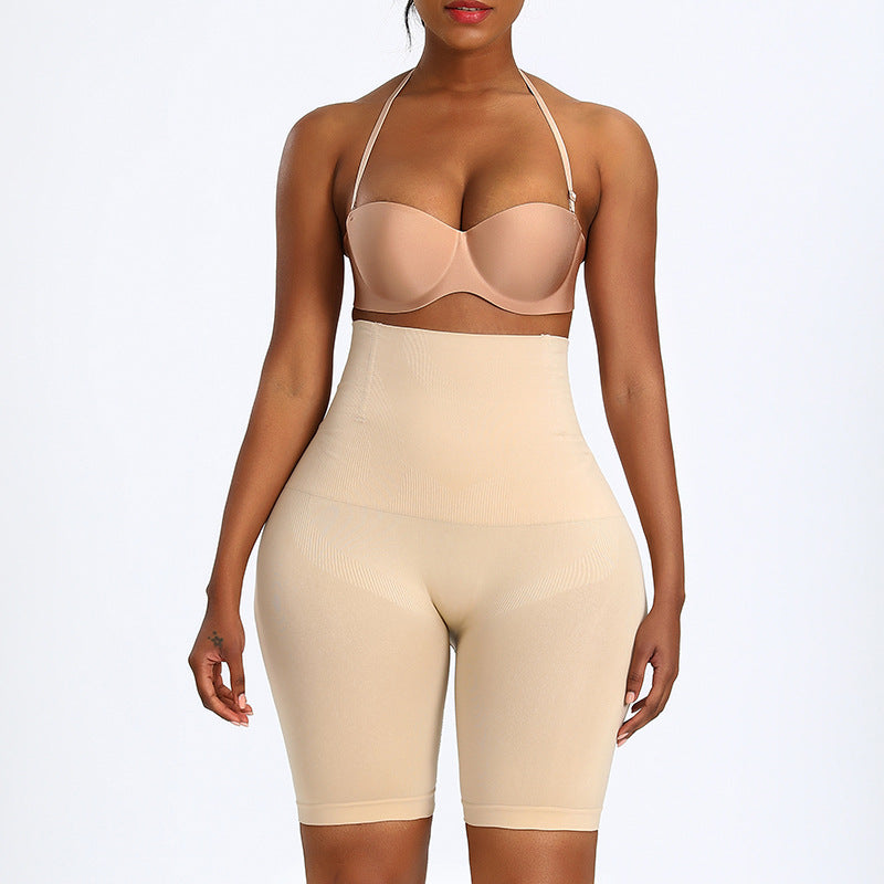Large size High waisted Abdomen Boxer Pants Elastic Buttocks Body Pants