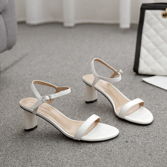 Fairy Style Student One Word High Heels