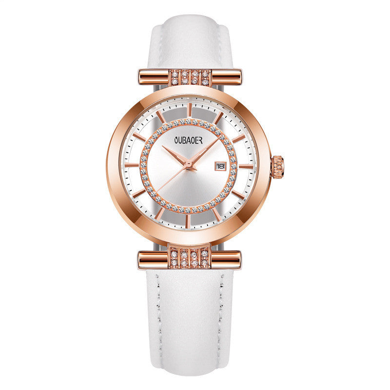 Fashion Rhinestone Personalized Hollow Watch