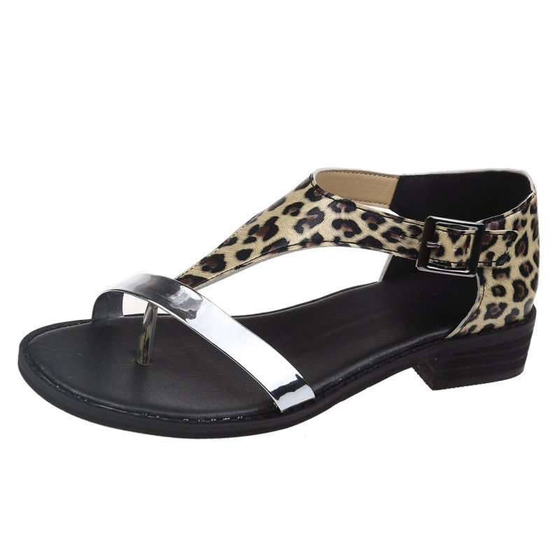 Summer Comfortable Flat-Bottomed Leisure Holiday Style Roman Women's Shoes