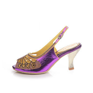 Fish Mouth Diamond Stiletto Sandals With Rhinestones