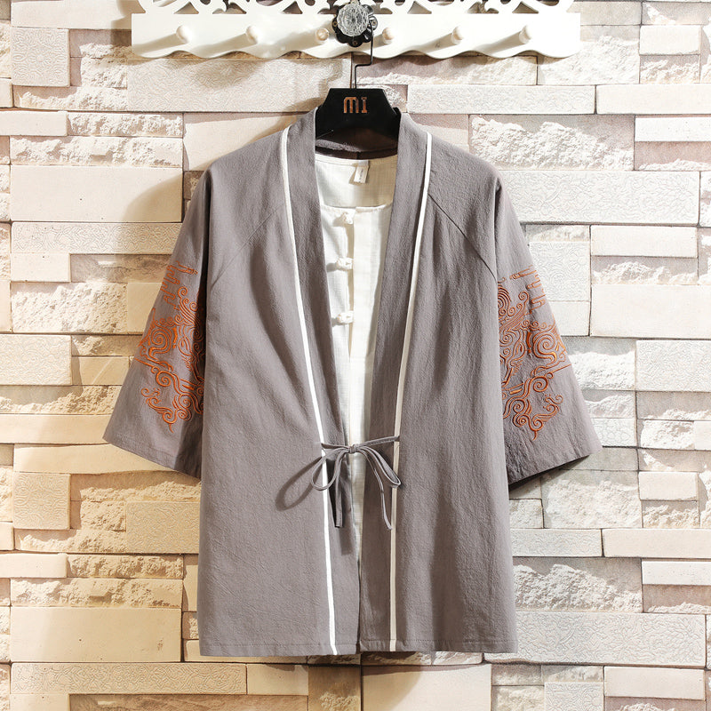 Retro Chinese Style Antique Retro Embroidered Robe