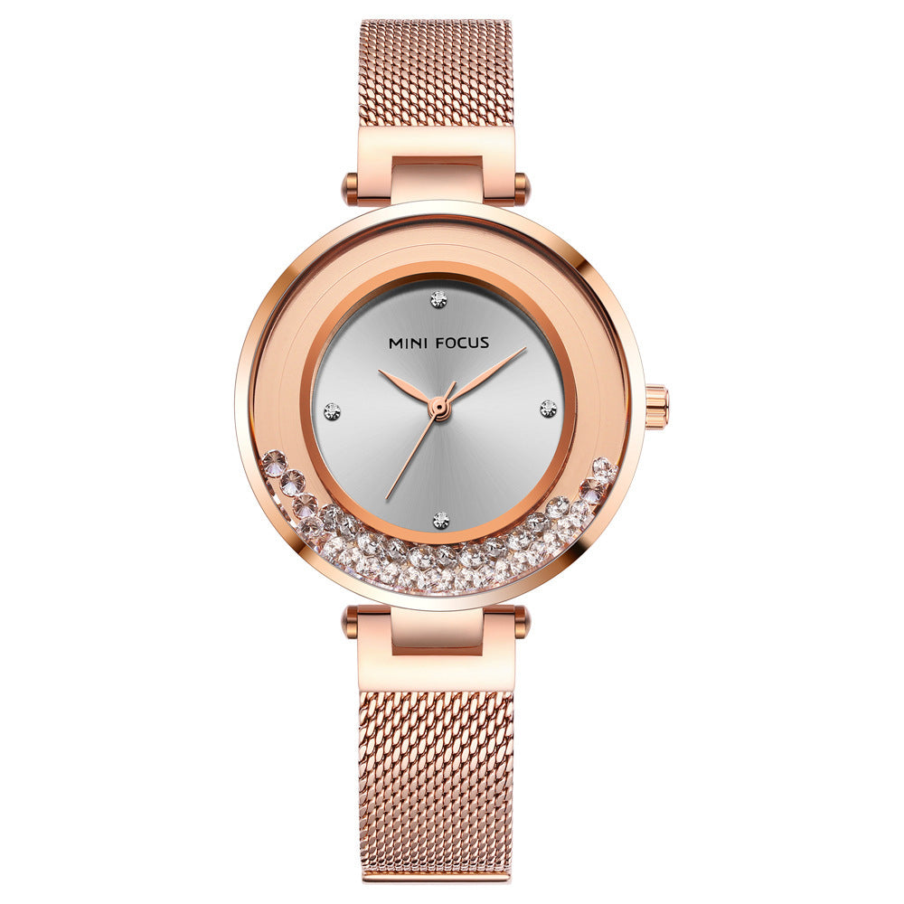 Diamond Waterproof Small Dial Watch