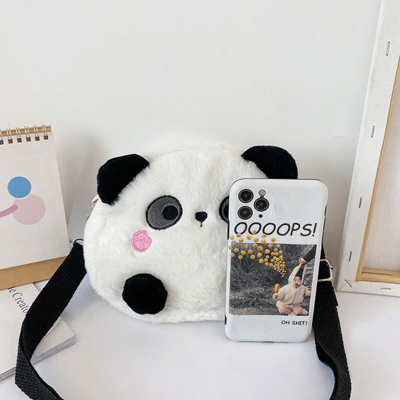 Sød Rød Panda Plys Crossover Taske