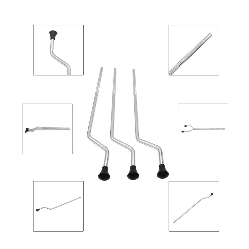 Metal Tom Drum Legs Anti-Skid Surface Plating Percussion Parts Accs Silver