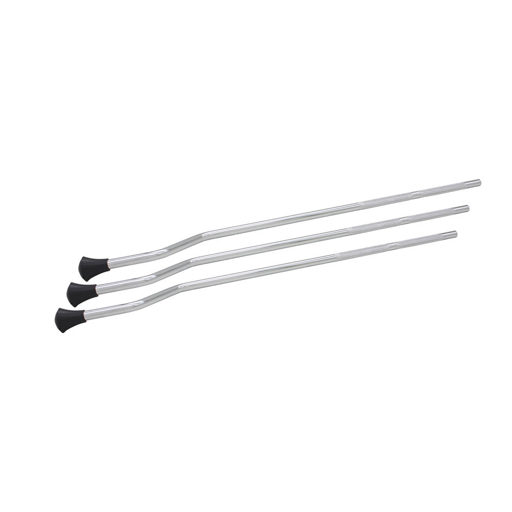 Metal Tom Drum Legs Anti-Skid Surface Plating Percussion Parts Accs Silver