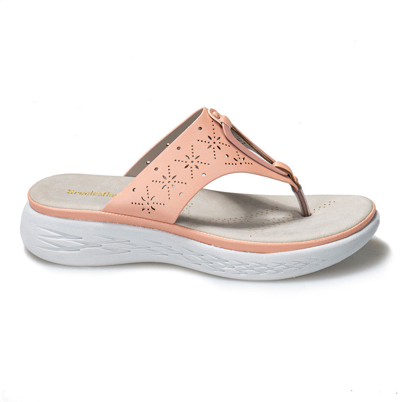 Flip-flops Women's Slope Heels Fashion Outer Wear Beach Flip Flops Beach Slippers