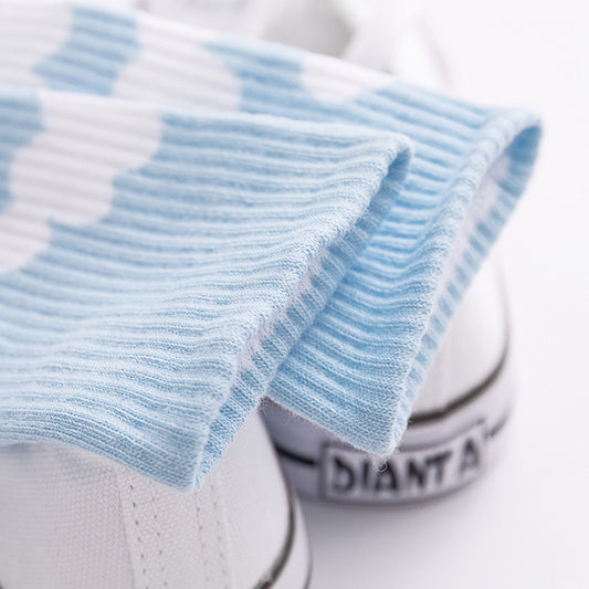 Yunduo Cotton Women's Sports Socks Absorbing Sweat
