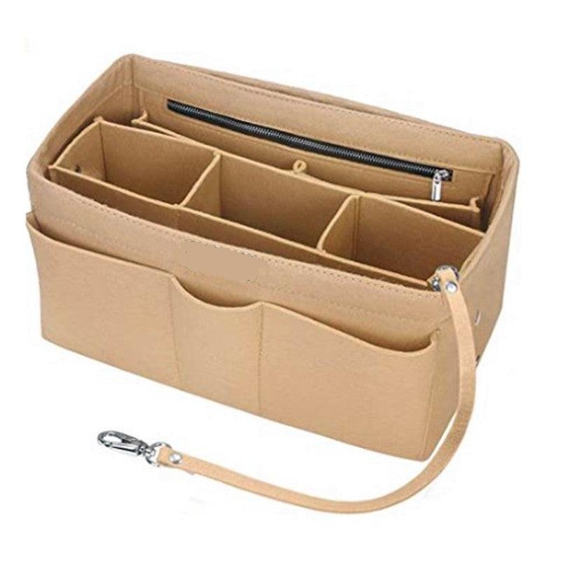 Felt Cosmetic Bag Mommy Storage Bag Large Capacity Wash And Detachable Ladies Travel Bag