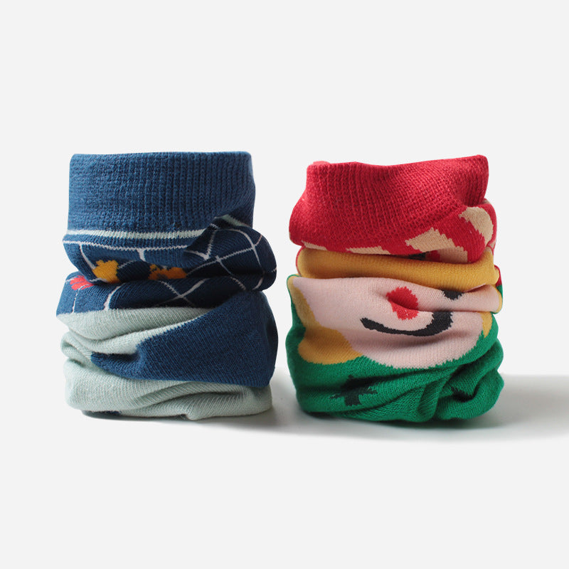 Move to Match The New Autumn And Winter Socks