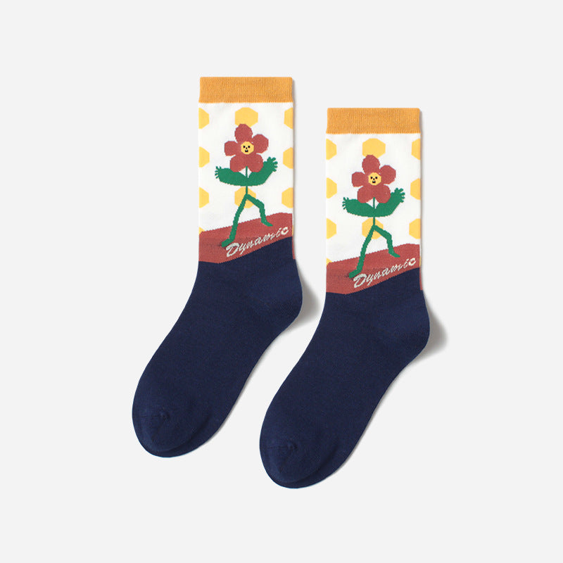 Move to Match The New Autumn And Winter Socks