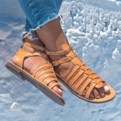 Student Women's Flat Hollow Sandals