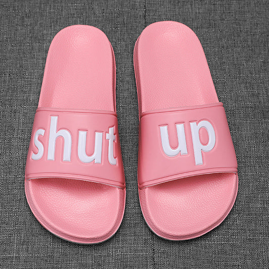 Summer Slippers Ladies Fashion Breathable Outdoor Non-Slip Sandals Home Bathroom Open-Toed Flip Flops