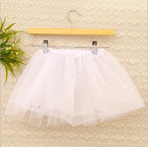 Children's Pettiskirt Sequined Glitter Star TUTU Skirt Dance Skirt