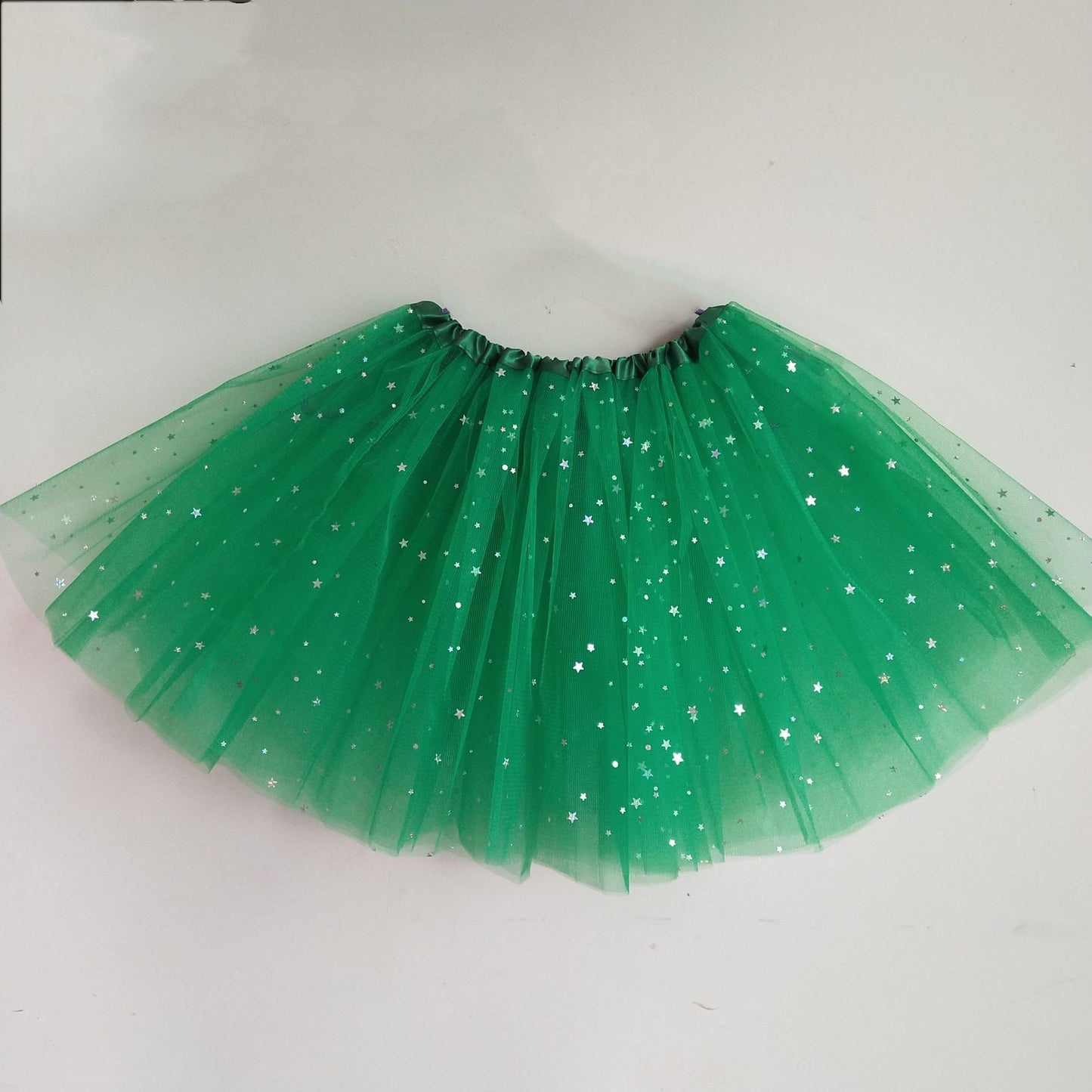 Children's Pettiskirt Sequined Glitter Star TUTU Skirt Dance Skirt