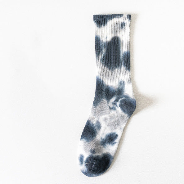 Women's Fashion Simple Tie-Dye Tube Socks