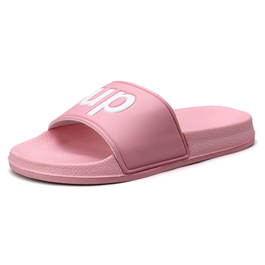 Summer Slippers Ladies Fashion Breathable Outdoor Non-Slip Sandals Home Bathroom Open-Toed Flip Flops