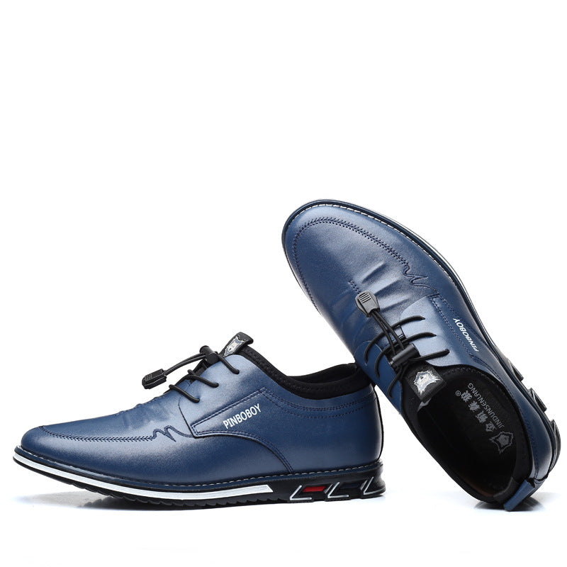 Men's Leather Shoes Soft Sole Casual Sports Shoes