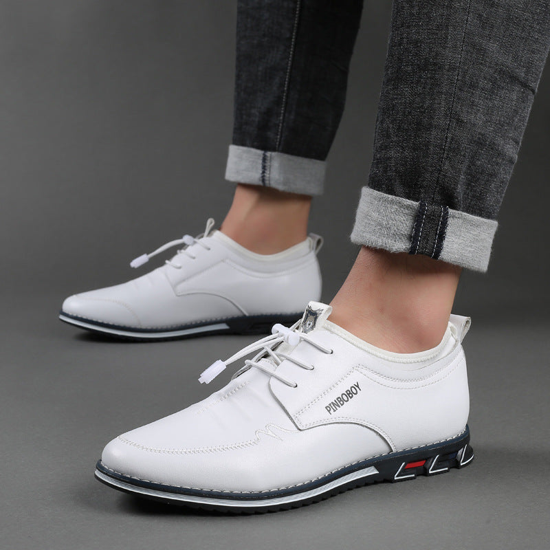 Men's Leather Shoes Soft Sole Casual Sports Shoes