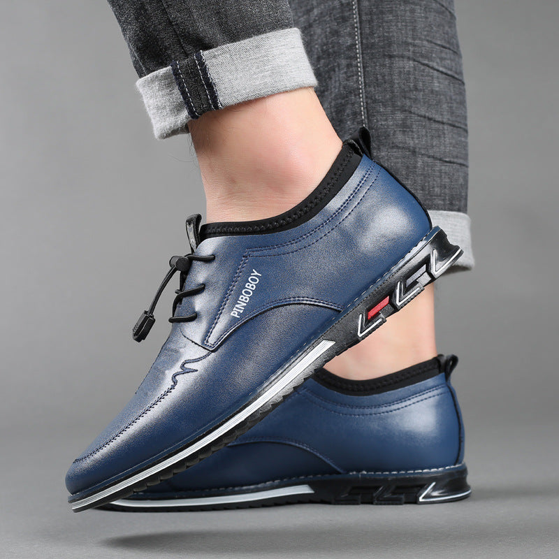 Men's Leather Shoes Soft Sole Casual Sports Shoes