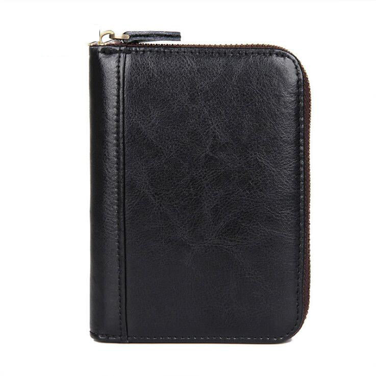 Autumn New Multi-Card Long Leather Wallet Unisex Rfid Shielding Card Case Leather Wallet
