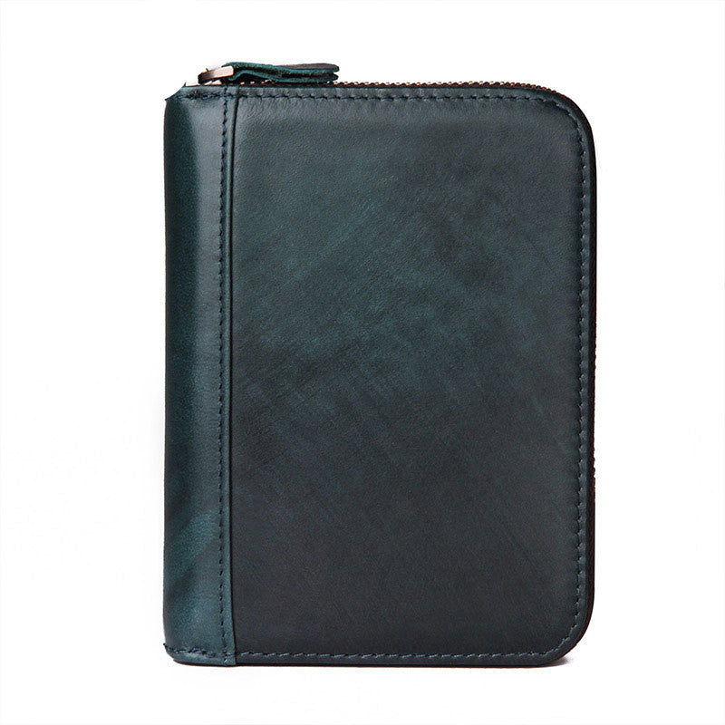 Autumn New Multi-Card Long Leather Wallet Unisex Rfid Shielding Card Case Leather Wallet