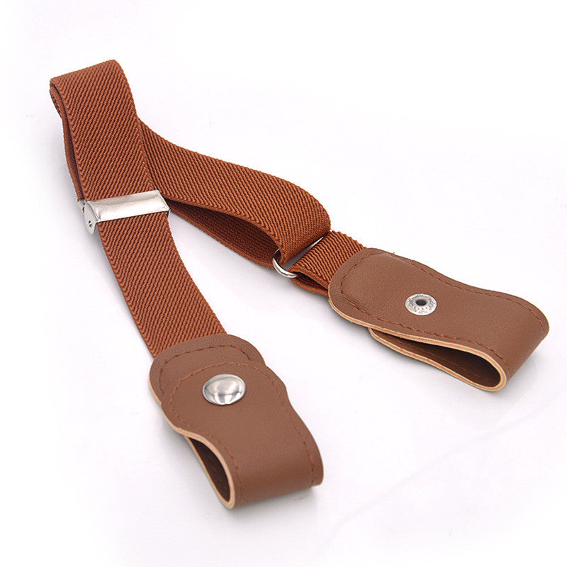 Monochrome Trouser Belt With Elastic Band For Boys And Girls