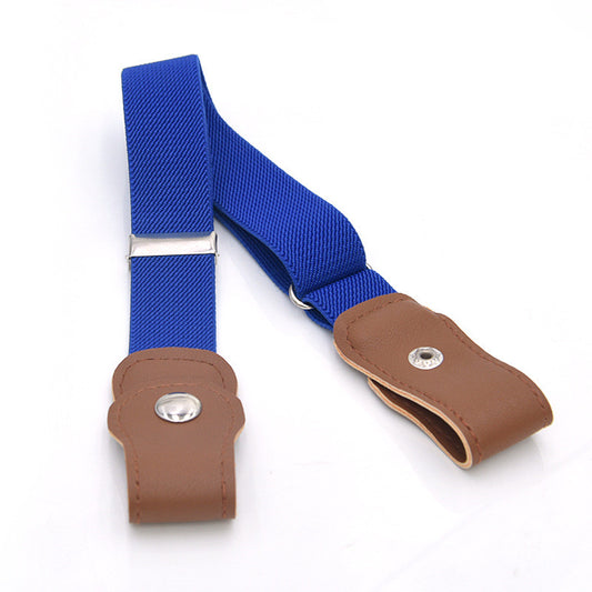 Monochrome Trouser Belt With Elastic Band For Boys And Girls