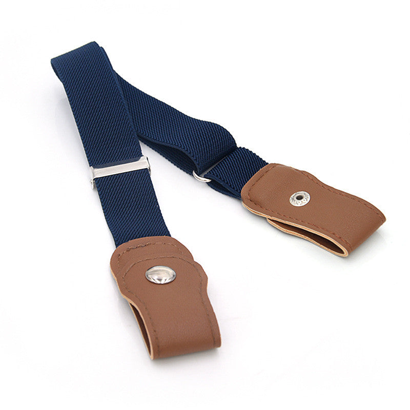 Monochrome Trouser Belt With Elastic Band For Boys And Girls