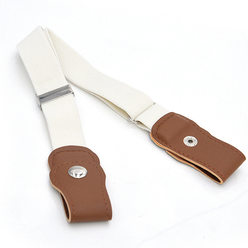 Monochrome Trouser Belt With Elastic Band For Boys And Girls