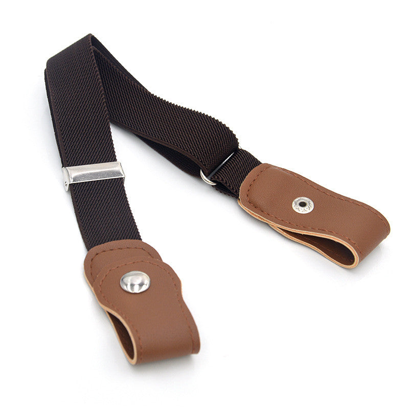 Monochrome Trouser Belt With Elastic Band For Boys And Girls