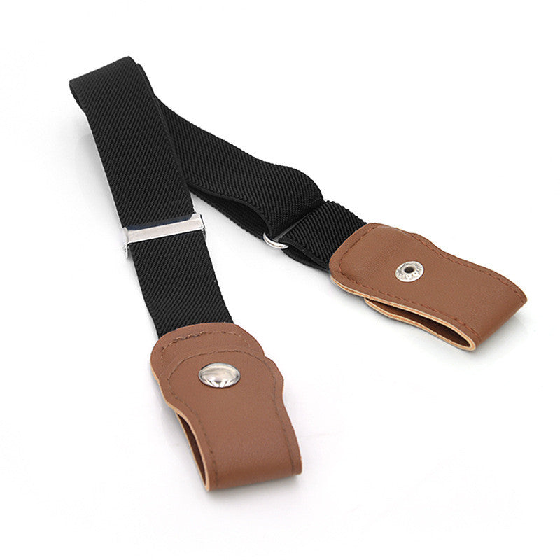 Monochrome Trouser Belt With Elastic Band For Boys And Girls