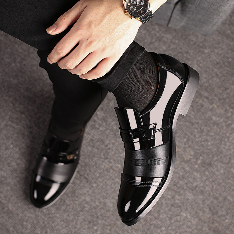 Large Size Men's Business Suit Leather Shoes